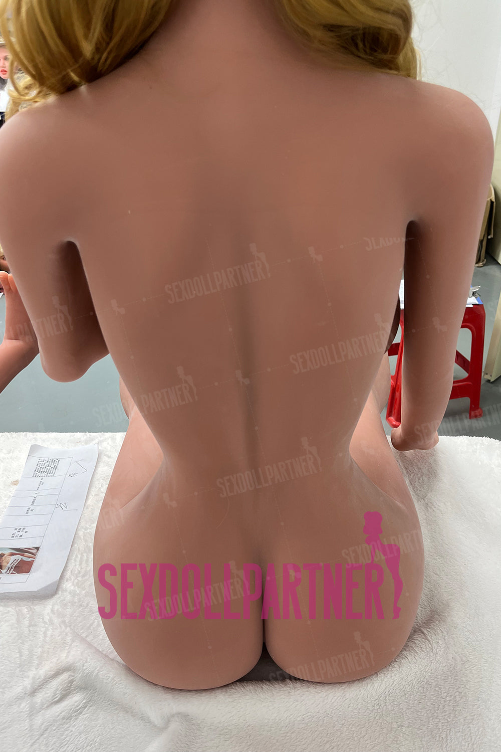 US Stock -  RIDMII Unique Design Lori 5ft28/ 161cm #634E ROS Soft Silicone Head + TPE Body Huge Boobs Blowjob Sex Doll