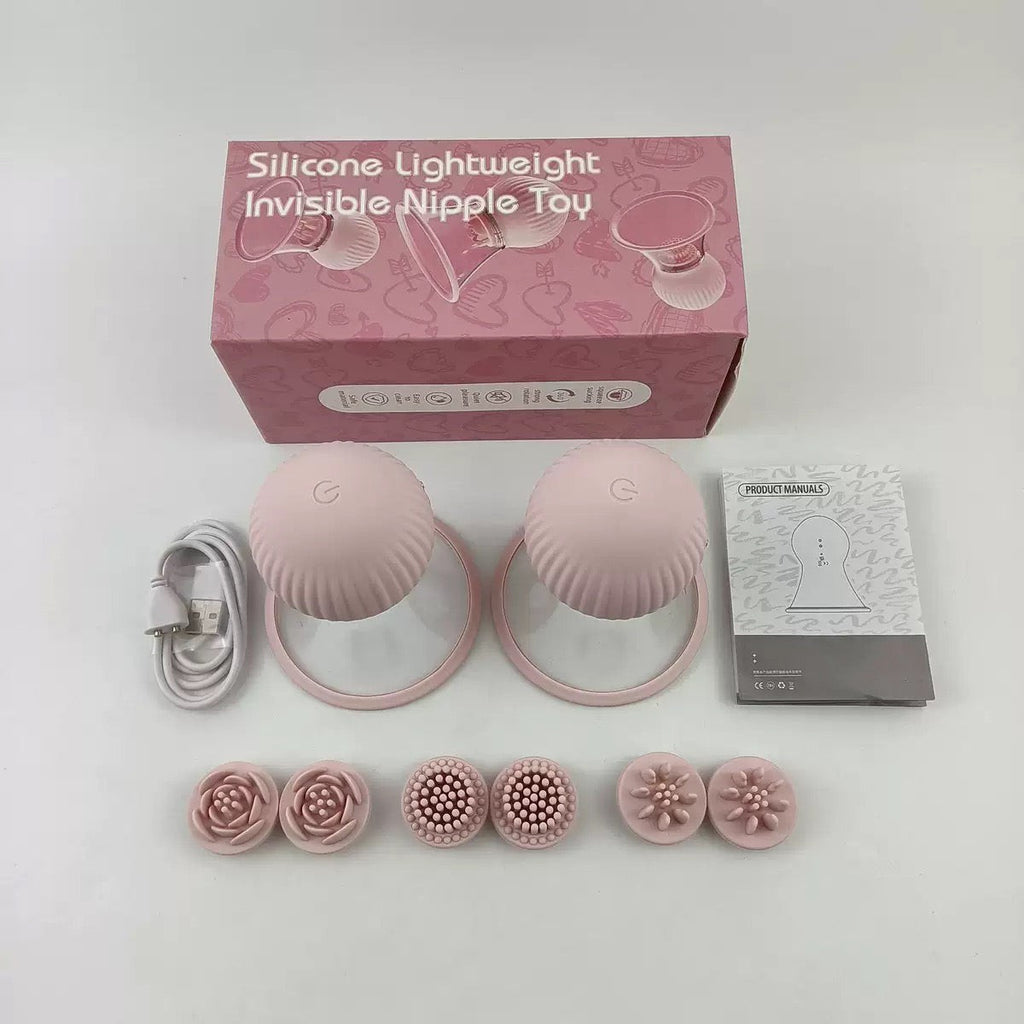 Lotus Pulse- App Controlled Nipple Toys-Rotation, Vibration & Suction