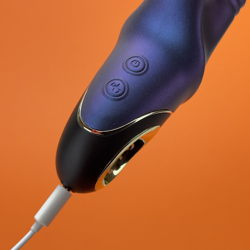 Using Thrusting Rabbit Pulsar Thrusting Rabbit Vibrator – ACME DOLL