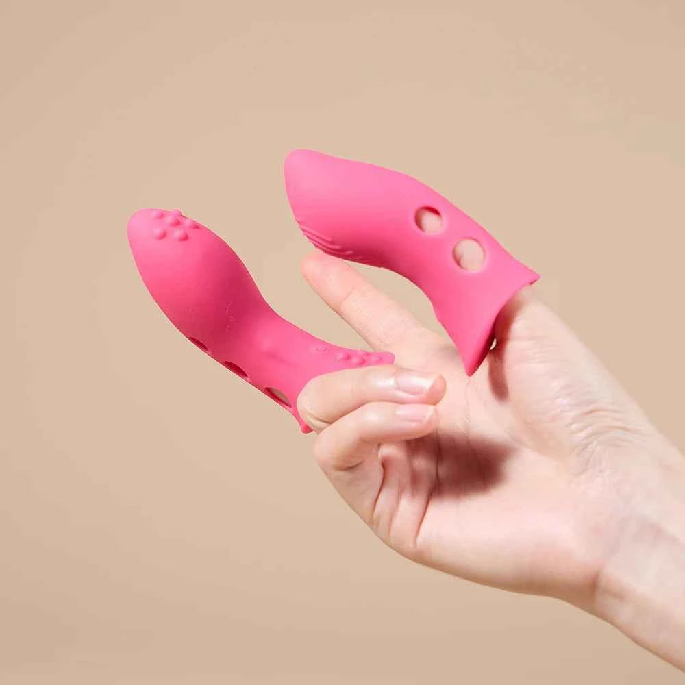 Dual Finger Vibrator Set | 10  Vibration Modes for G-Spot, Clitoral, Anal and Nipple Stimulation