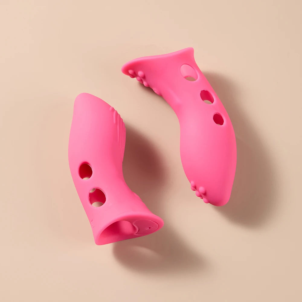 Dual Finger Vibrator Set | 10  Vibration Modes for G-Spot, Clitoral, Anal and Nipple Stimulation