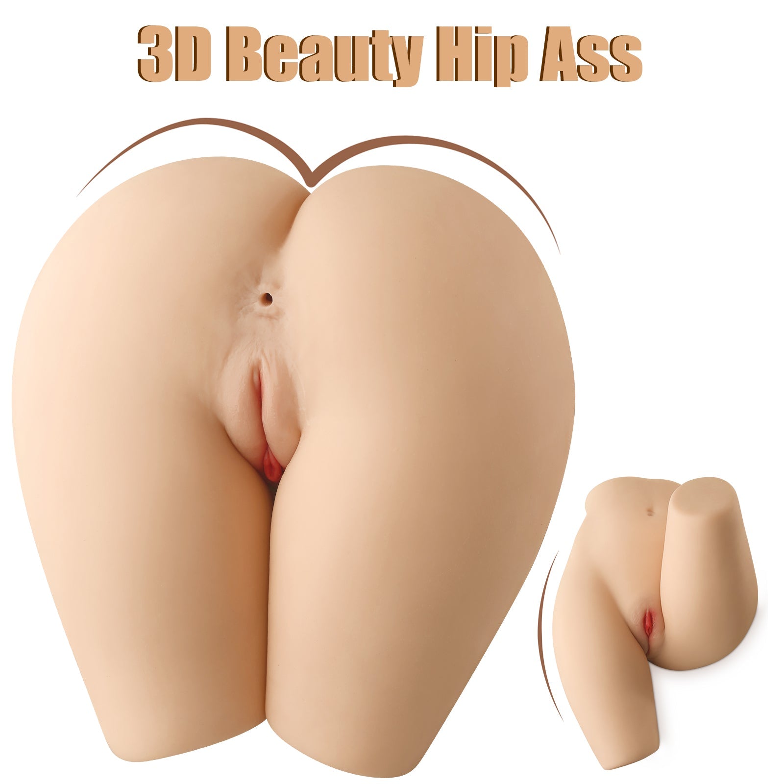Annabel -1:1 Lifesize Sex Butt with Lifelike Vagina & Anus, 2 in 1 Doll Torso