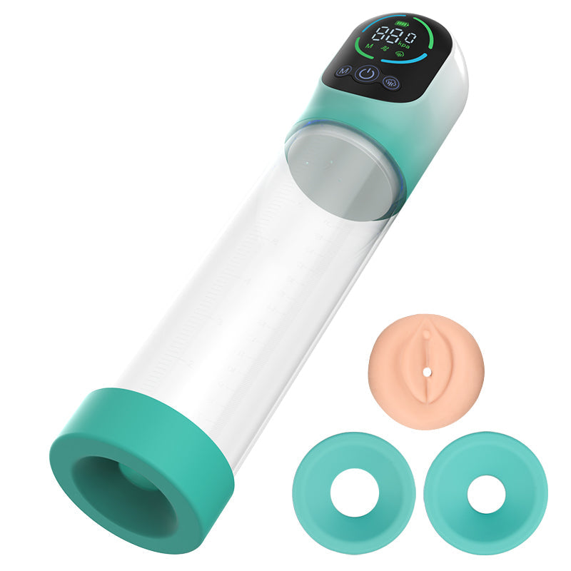 GigaGrow- 5 Suction & Manual Air Pressure 2 IN 1  for ED Treatment Penis Pump