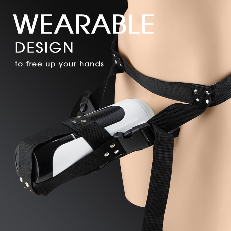 Wearable 7 Thrusting & Vibrating Heating Vocable Multifunctional Masturbator