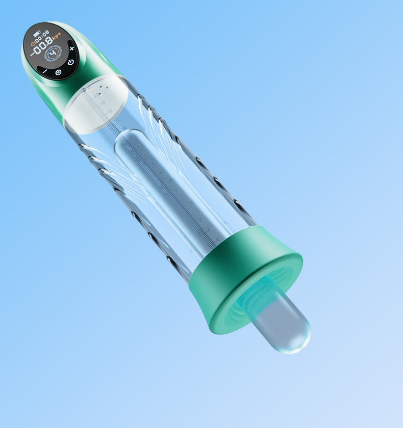 GigaGrow- 5 Suction & Manual Air Pressure 2 IN 1  for ED Treatment Penis Pump