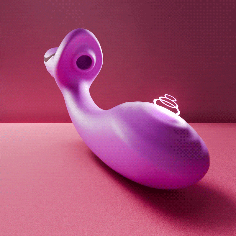 Alpha Sucking G-spot Vibrator Vibrating Sex Toy for Double Stimulation
