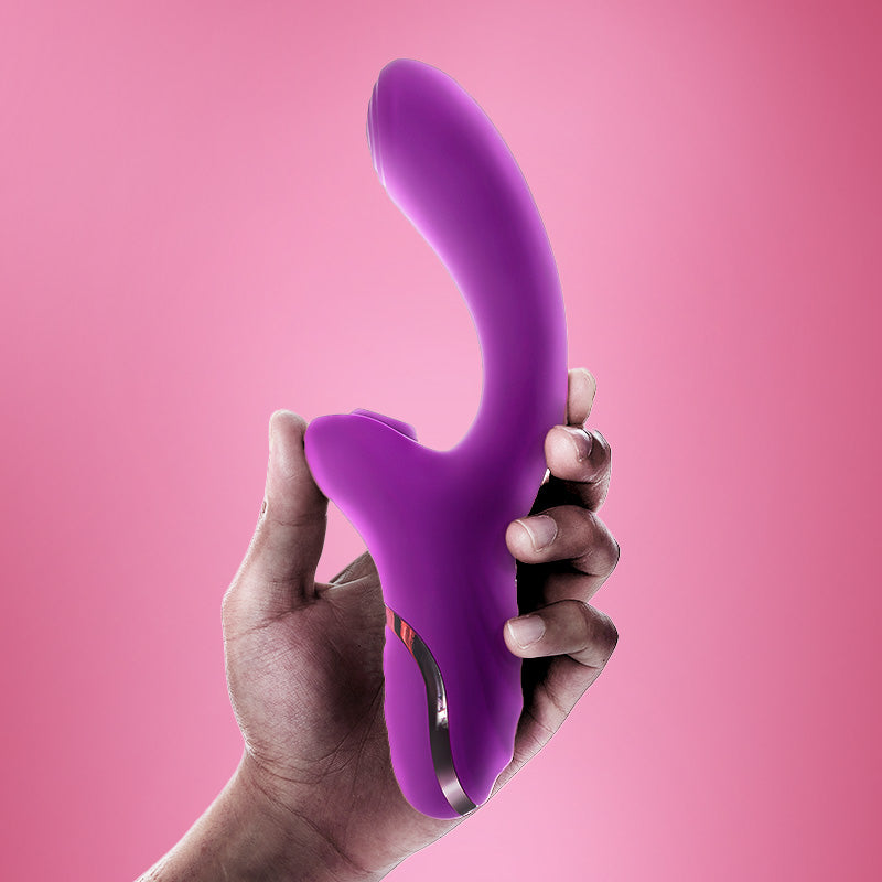 Alpha Sucking G-spot Vibrator Vibrating Sex Toy for Double Stimulation