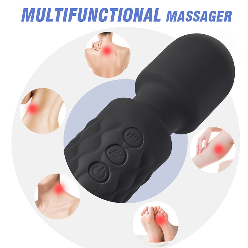 8 Speeds 20 Frequencies Vibrating AV Clitoral G-Spot Massager