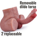 【2 Dildos Available】2 Dildos 6.5in/8.27in Are Removable And Replaceable, Different Lengths And Sizes