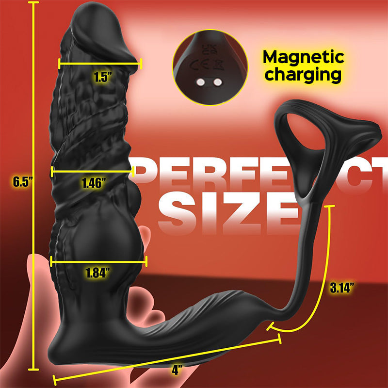 Upgrade Fast Thrusting 6-in-1 Prostate Massager with Remote Control and APP