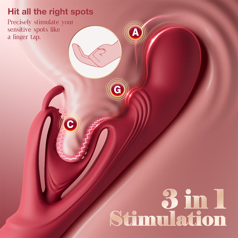 3 in 1 Buniva Rabbit Vibrator Sex Toys for Women