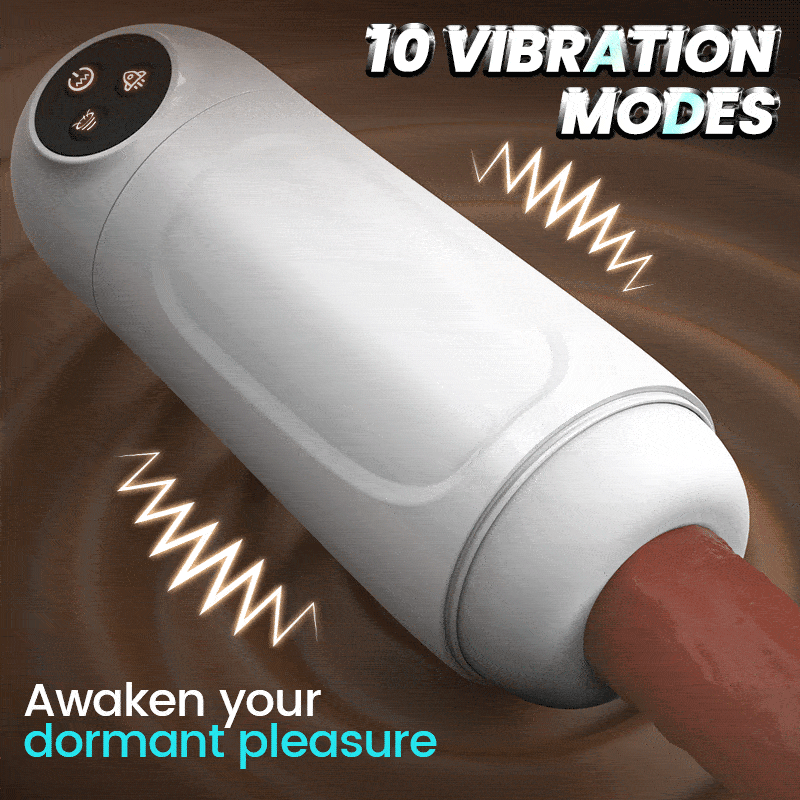 Baymax APP-Controlled Dual-Suction & Vibration Masturbator One-button Activation