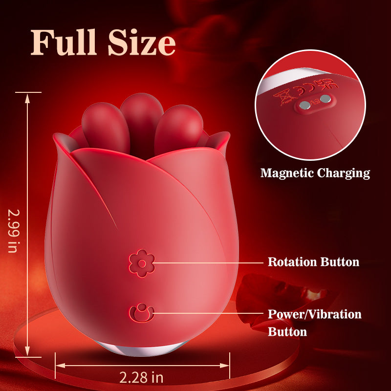 【Santa’s Sexiest Secret for Your Lover】Vibrating Rotating Clit Vibrator