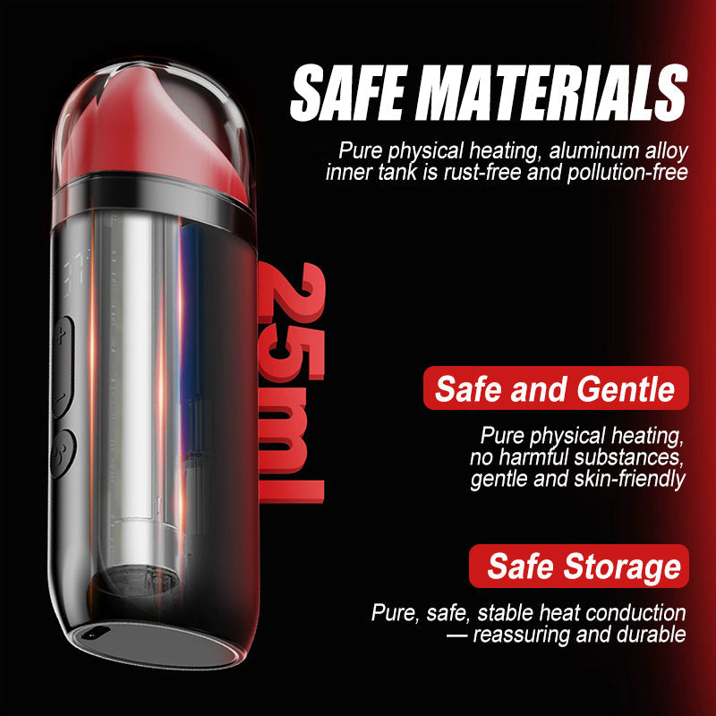 【Lube Warmer】Portable Rechargeable Lube Warmer with Automatic Dispensing