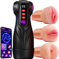 3 in 1 Male Masturbator Stroker with 9 Sucking Thrusting Rotating & 9 Licking Modes