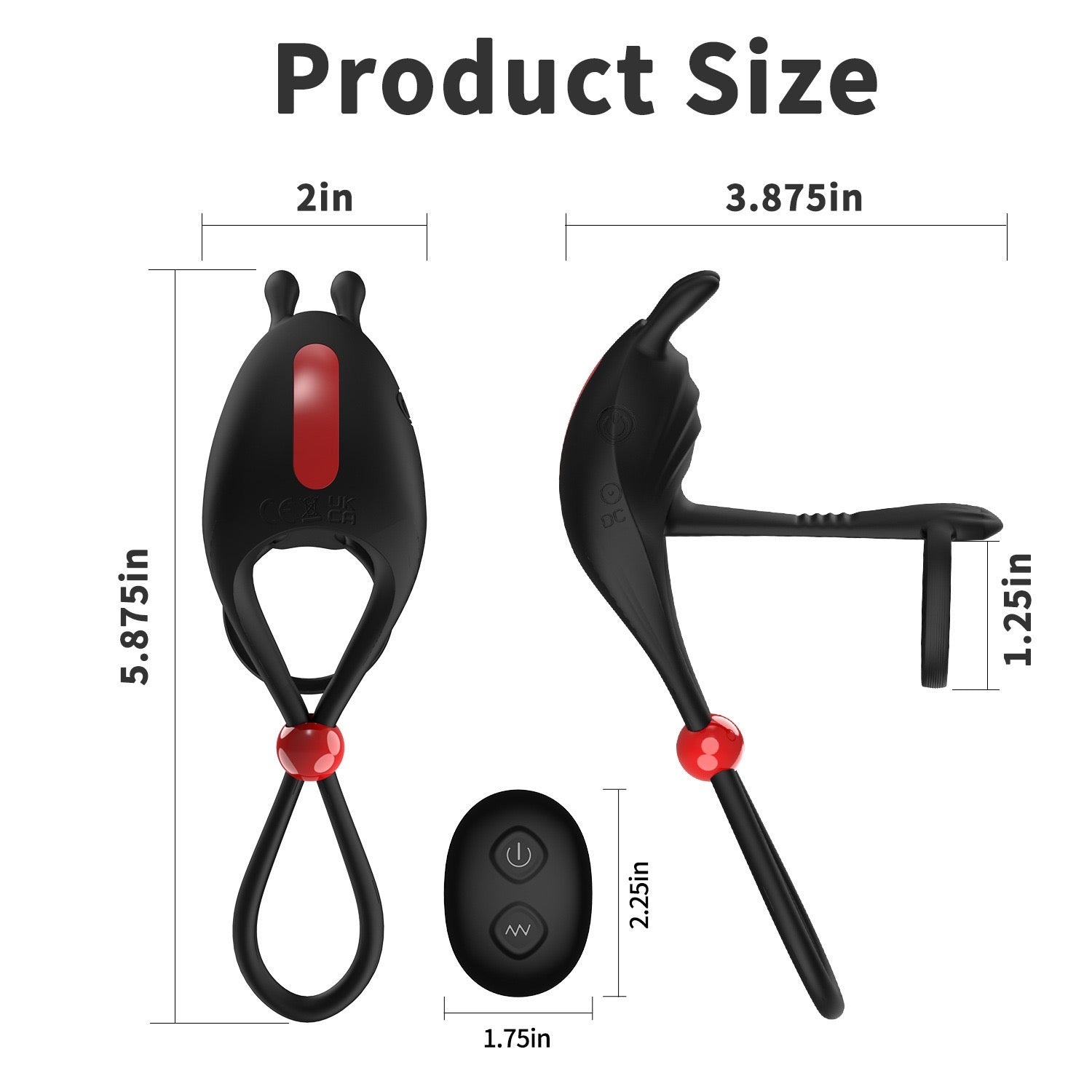 4-in-1 Ultimate Rabbit Clitoris Vibrating Cock Ring for Couple