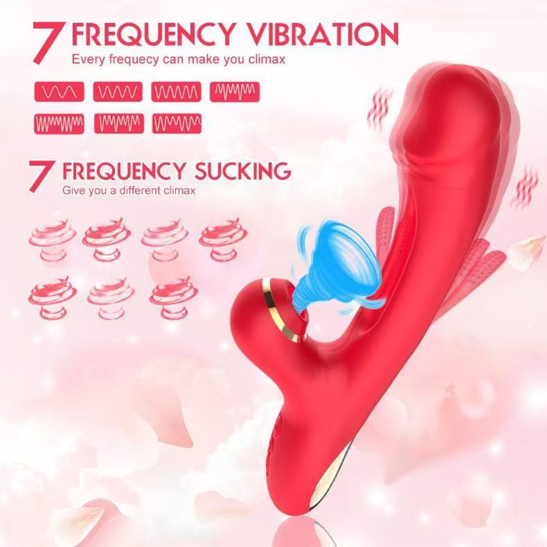 Stim sucker- 7 Tapping Suction Rabbit Vibrator
