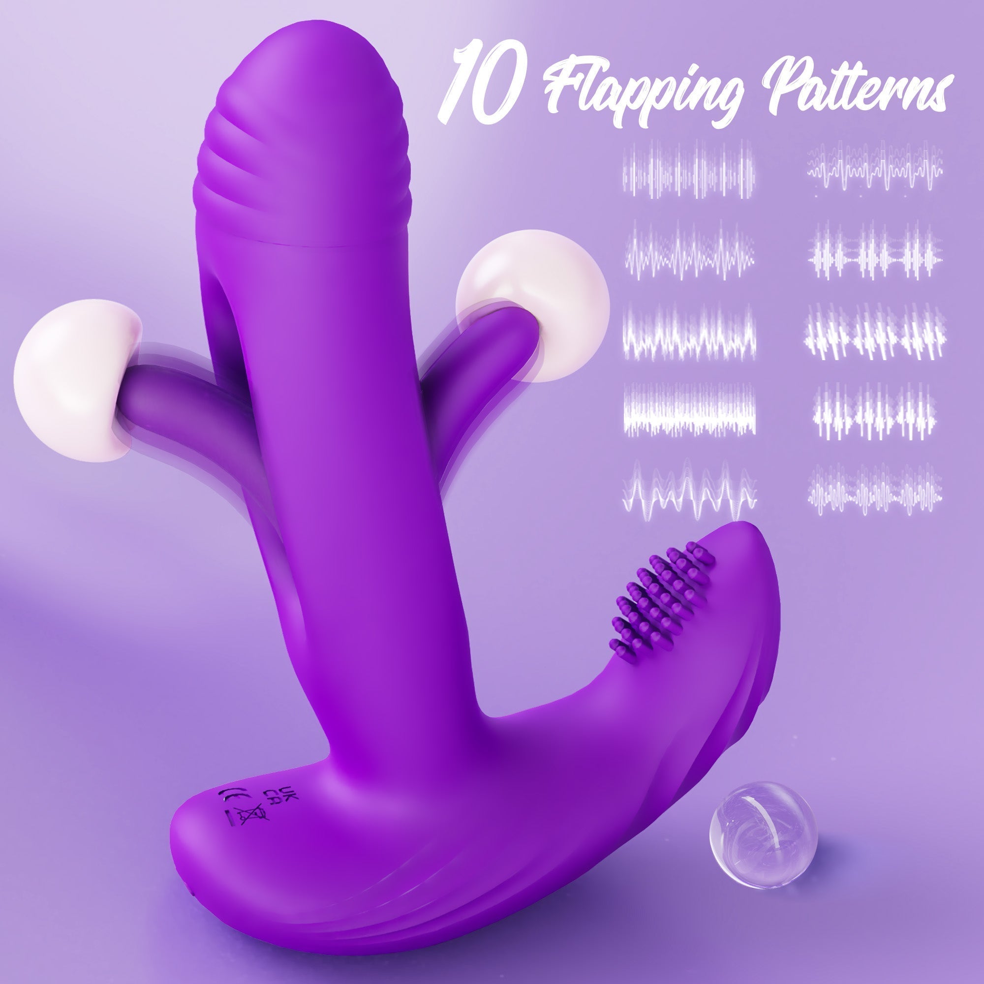 G Spot Vibrator with Flapping & Vibrating Modes