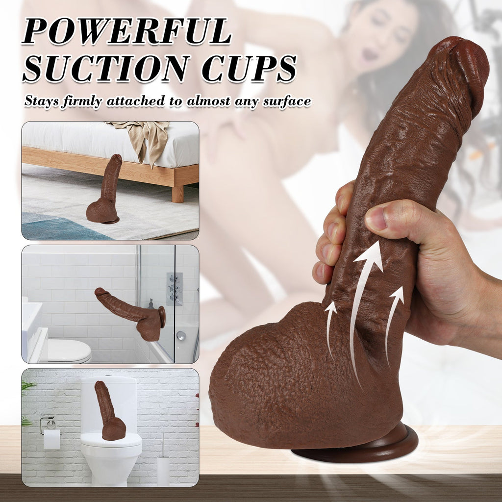 US Cliff-11.02IN Strong Suction Cup Dildo