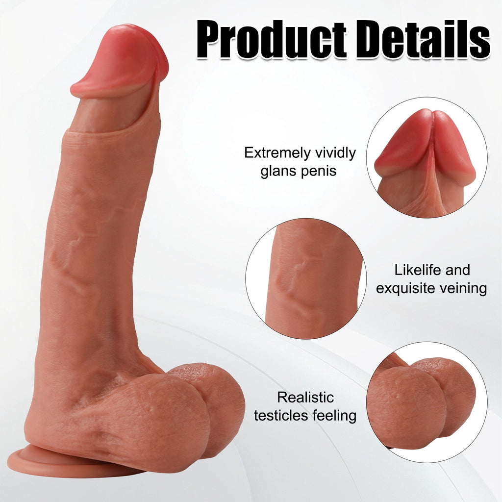 Ron-27.5cm Realistic Ultra Big Dildo with Suction Cup