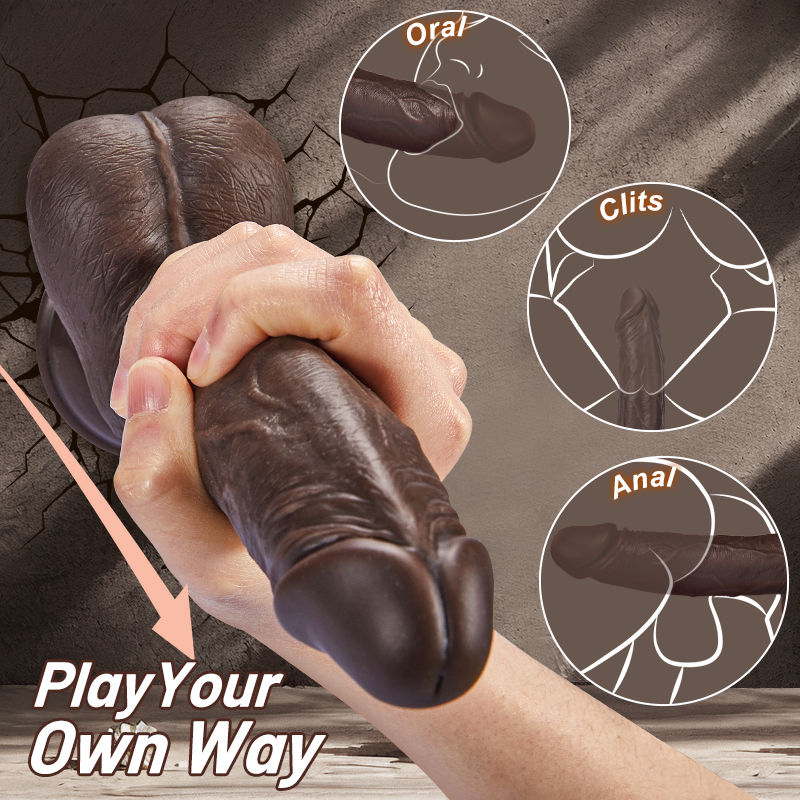 Wilson - 8.7 Inch Remote Control 5 Thrusting 10 Vibrating Dildo