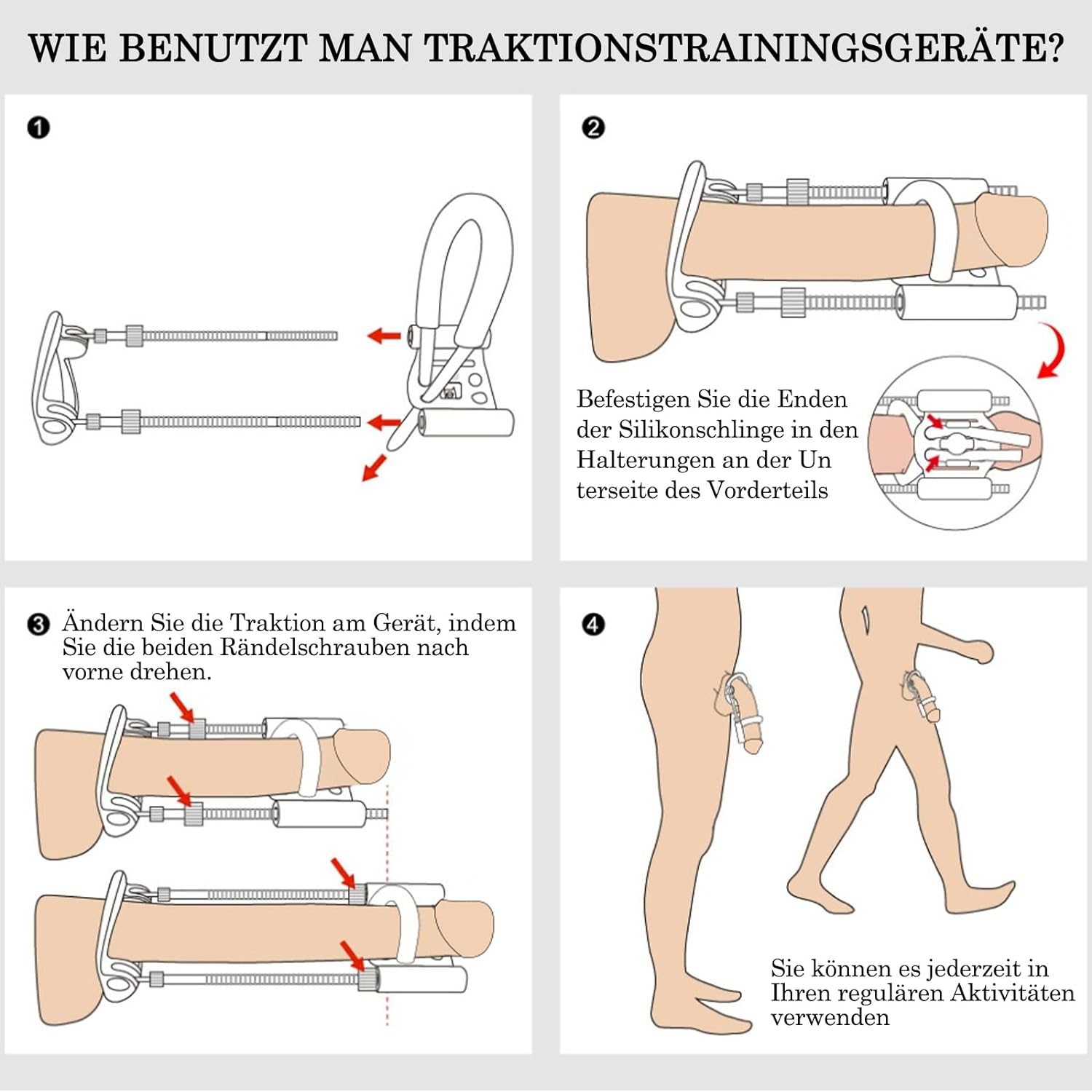 Erektionshilfe Penis Extender Physische Penisverlängerung