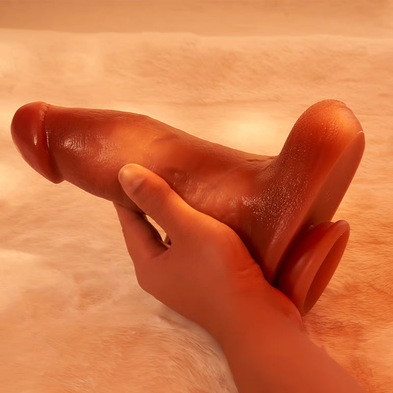 9.84 IN Huge Thick Dildo Heating& Vibrating&Thrusting Remote Control Dildo with Strong Suction Cup