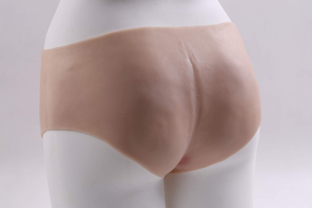 BaronA-Realistic Strap On Dildo,  2 in 1 with Asshole Opening & Insertable 6.5IN Solid Dick(Ivory)