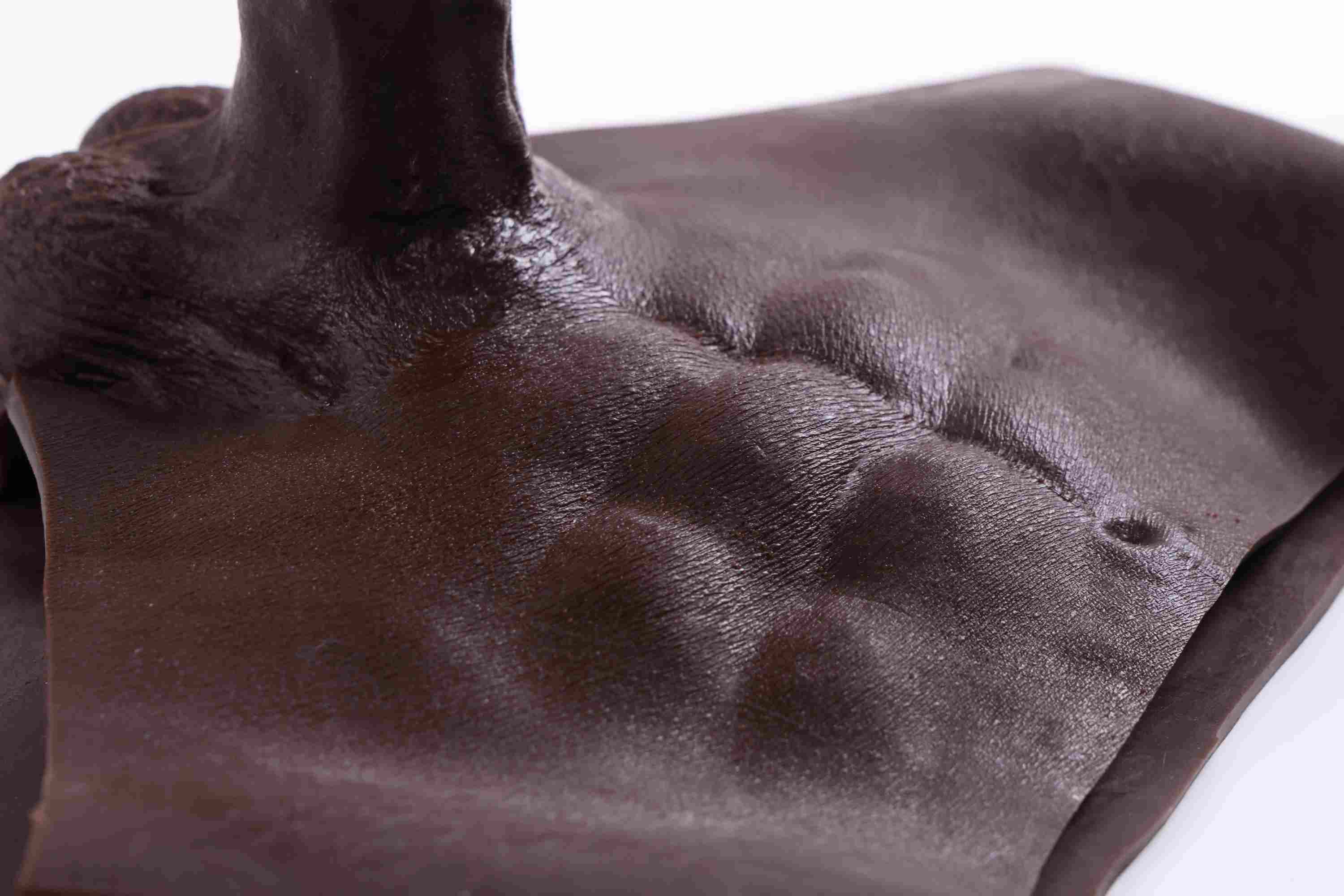 BaronA-Realistic Strap On Dildo,  2 in 1 with Asshole Opening & Insertable 6.5IN Solid Dick(Coffee)