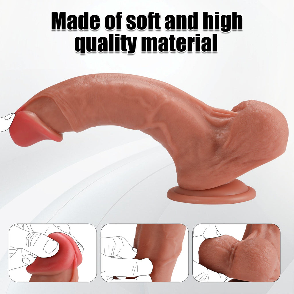 Ron-27.5cm Realistic Ultra Big Dildo with Suction Cup