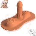 Dual Dildo Rider Thrust & Grind Hands-Free Pad Vibe
