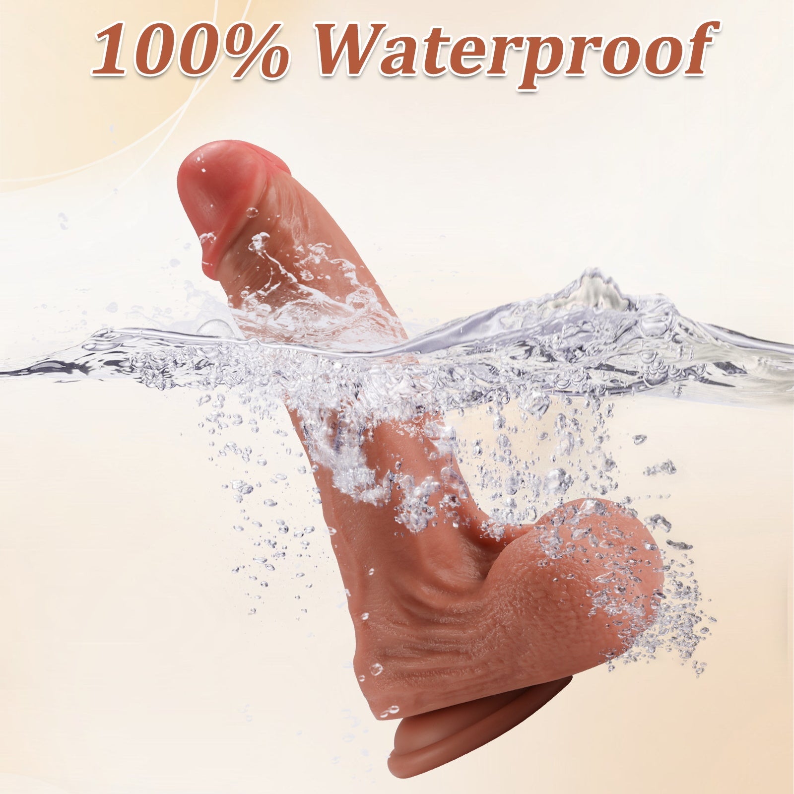 Rust-27CM Strong Suction Cup Dildo