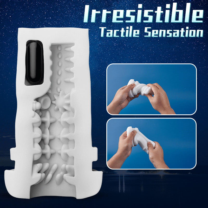 Language Voice Male Stroker Masturbator With Heated Base, 5 Suction 10 Vibration