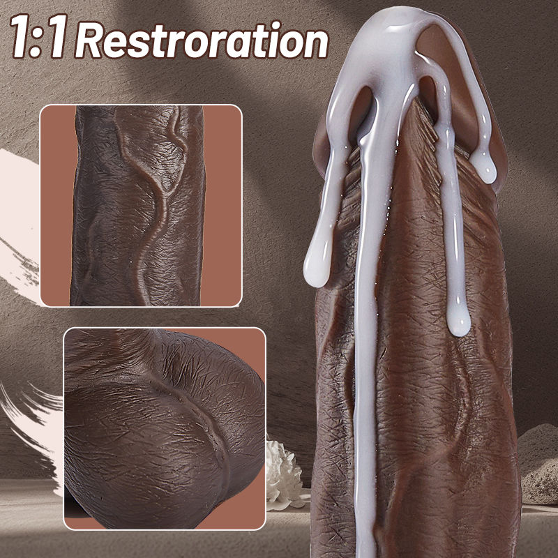 Wilson - 8.7 Inch Remote Control 5 Thrusting 10 Vibrating Dildo