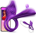 MOOLIGIRL- Fox-Shaped Clitoral Stimulator & 4.6in G Spot Vibrator, 10 Vibrations Mode