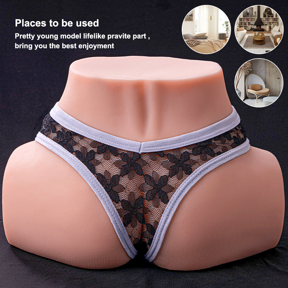 Tracy - 6.39LB Vibrating Butt（Fair & Wheat）