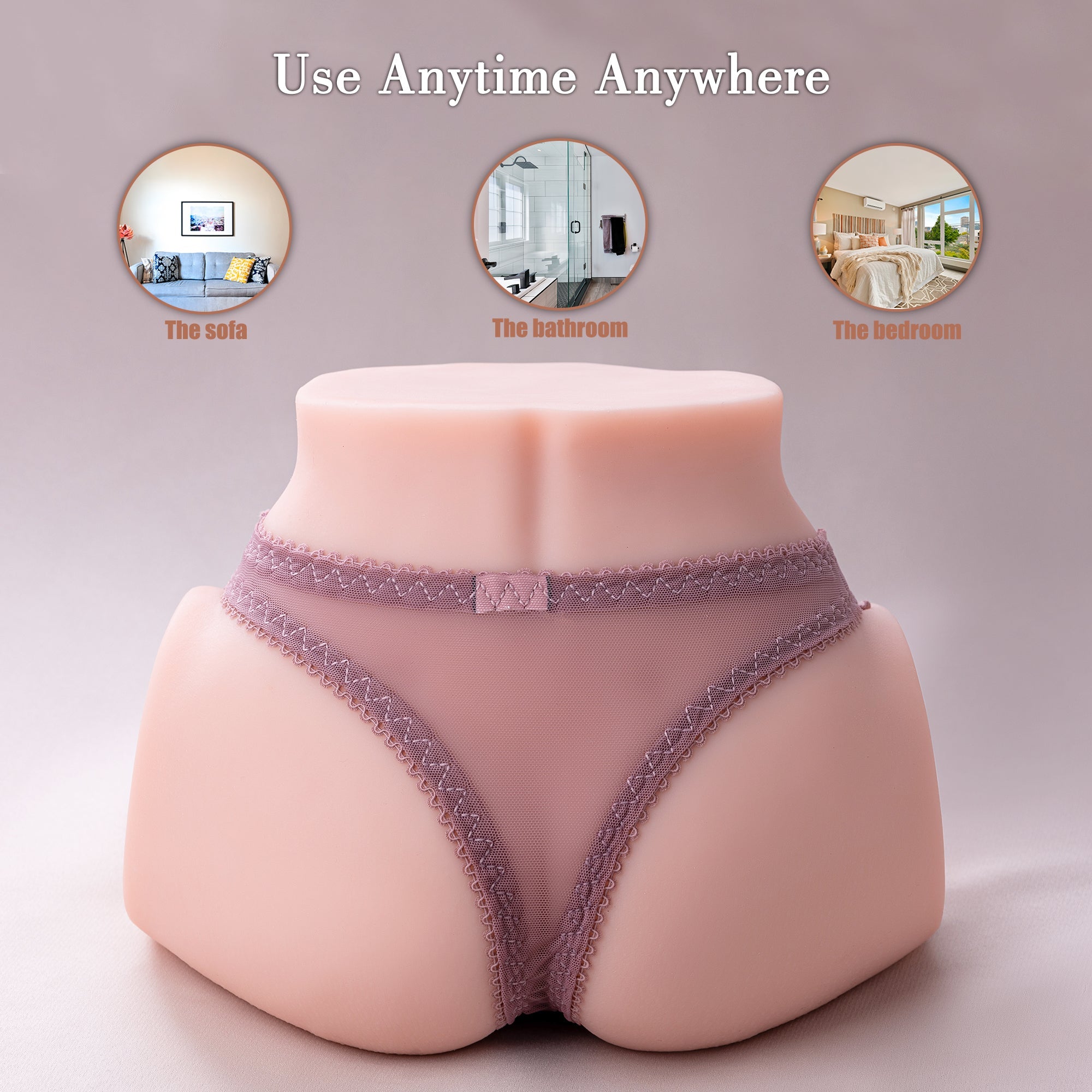 Vicky-4.4LB Vibrating Butt（Fair & Wheat）