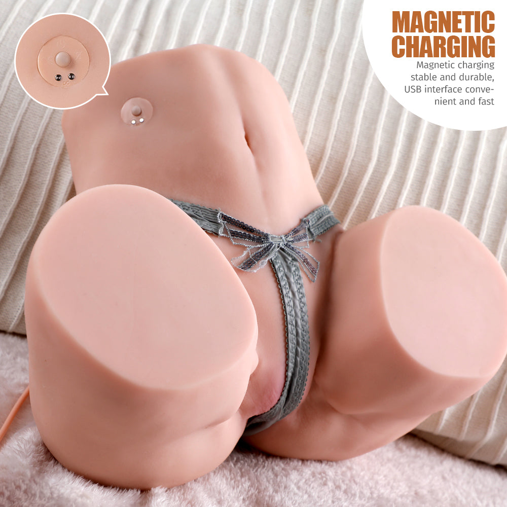 Belle-24.25 LB Lifesize Vibrating Sex Doll Torso