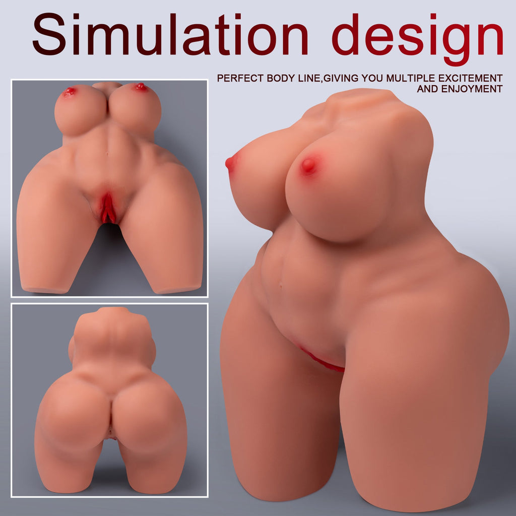 Alma - Fat Big Ass Doll with Chest 24.40 IN & Hips 36.22 IN (Flesh & Wheat)
