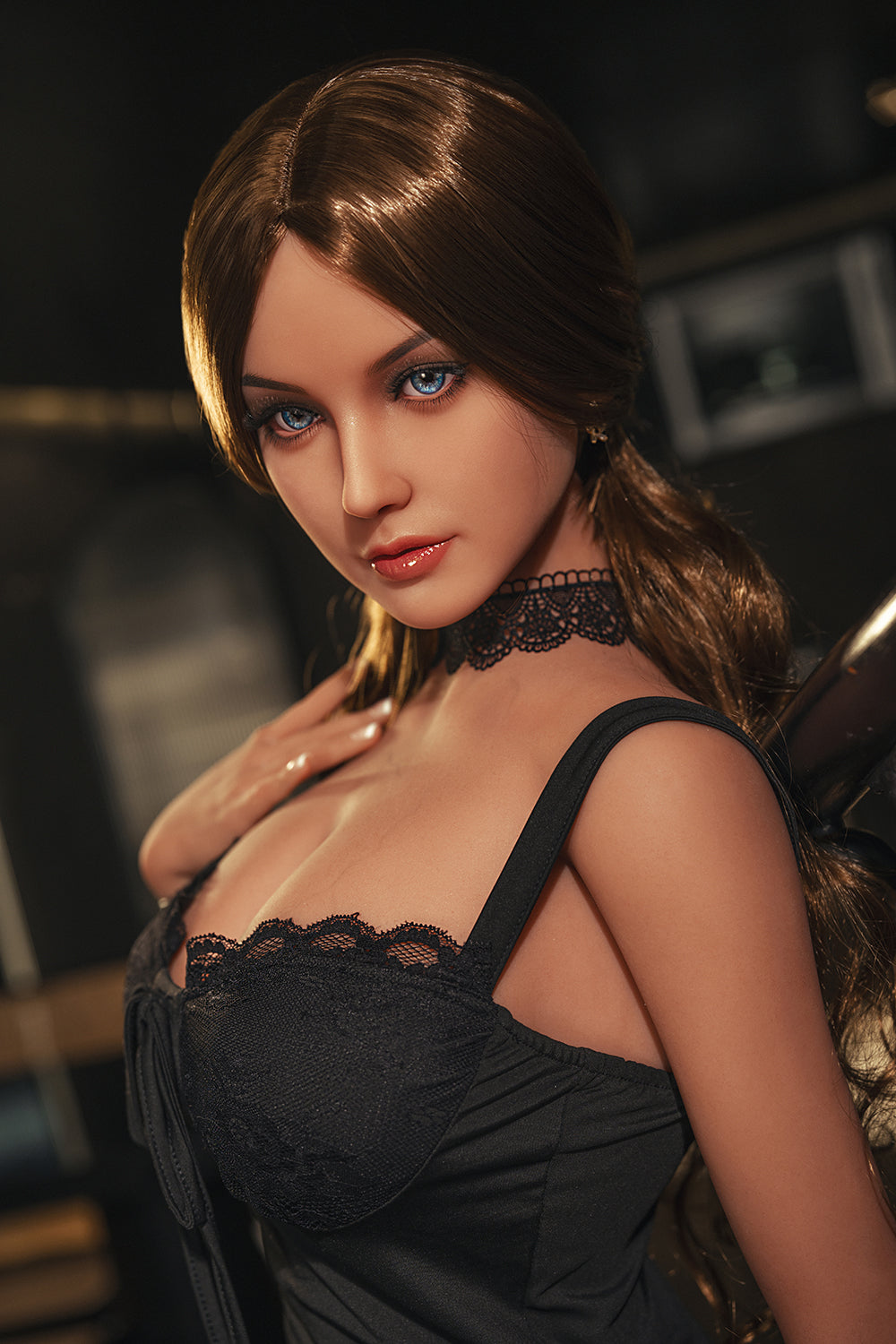 EU Stock - RIDMII Unique Design Raven 5ft38/ 164cm K37 Full TPE Lovely Blonde Real-size Adult Sex Doll Free 2nd Head