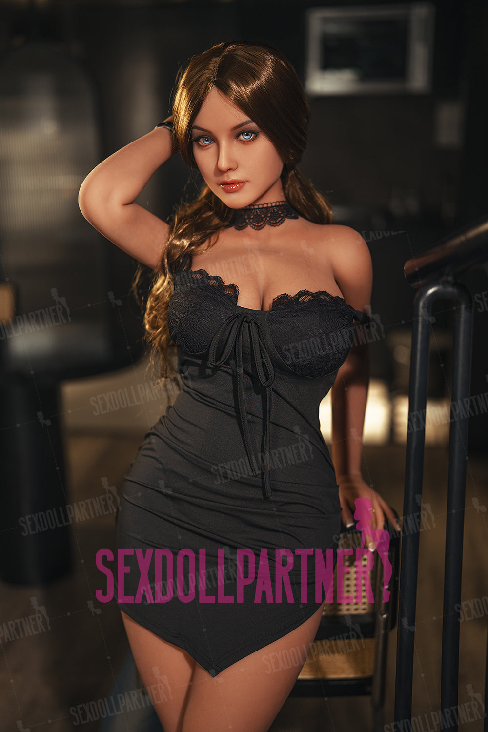 EU Stock - RIDMII Unique Design Raven 5ft38/ 164cm K37 Full TPE Lovely Blonde Real-size Adult Sex Doll Free 2nd Head