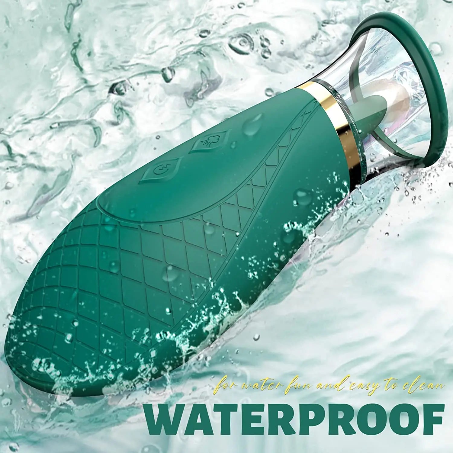 Vibrator with licking and sucking features for unforgettable orgasms