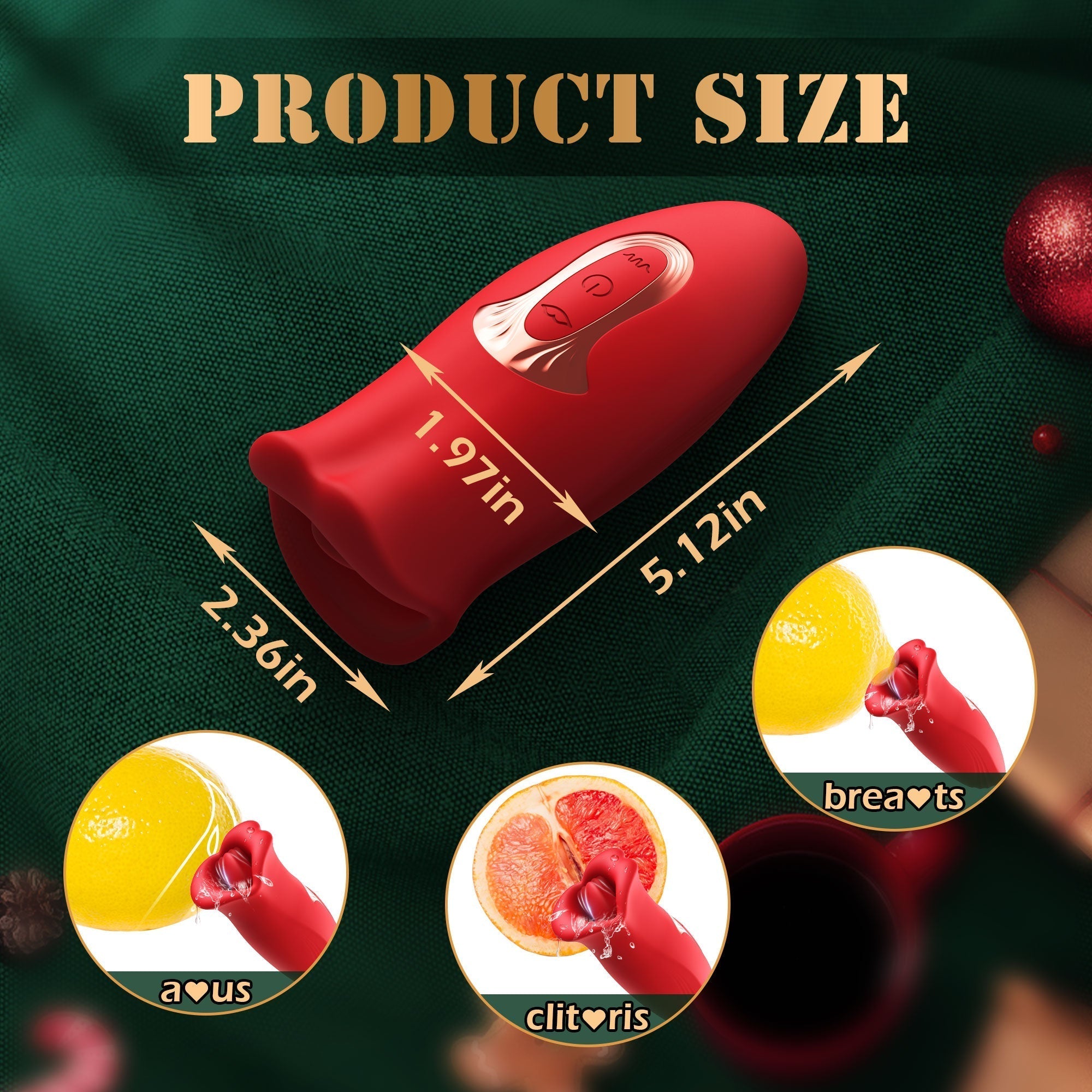 Kissing Vibrator with Vibrating Tongue, Women & Couple Sex Toy
