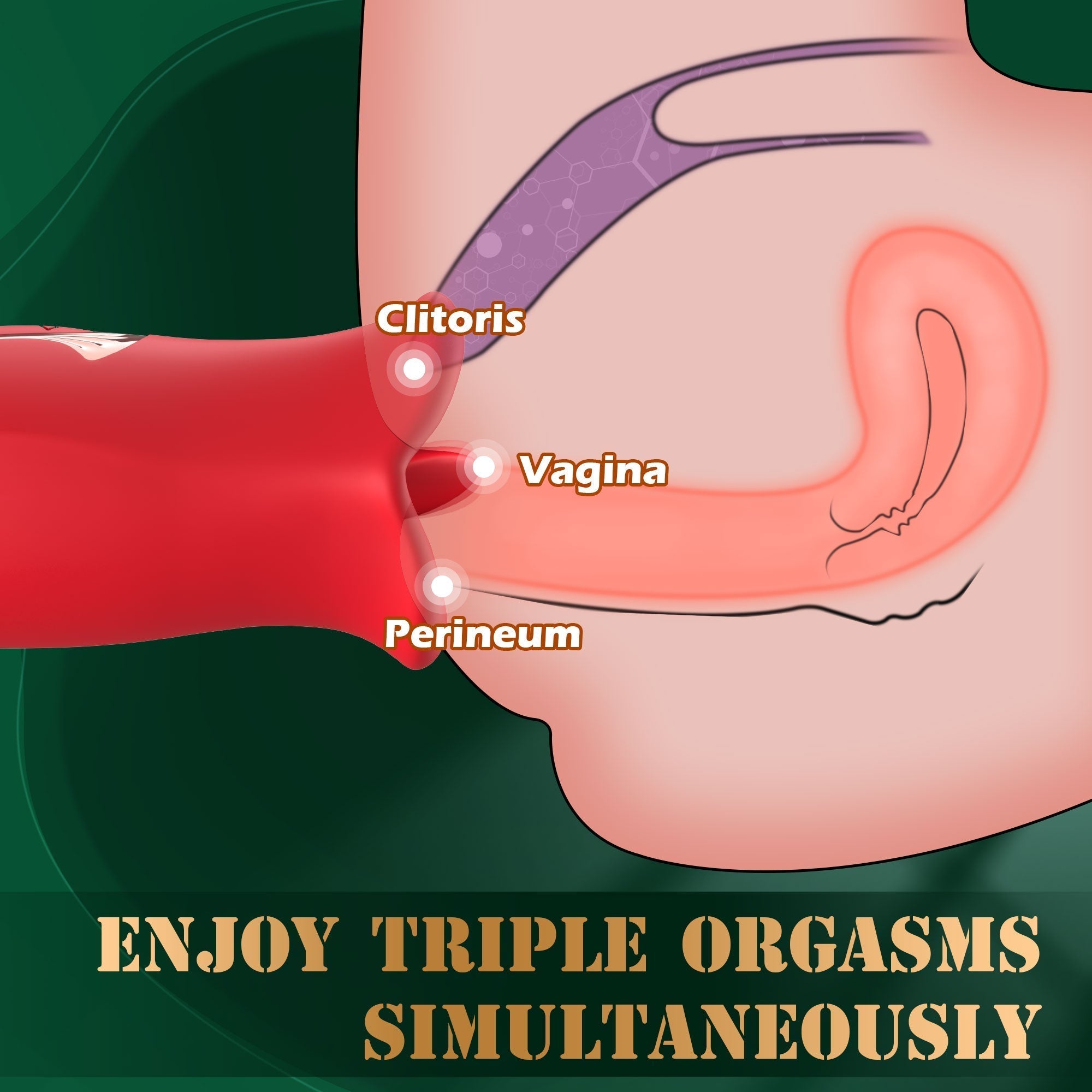 Kissing Vibrator with Vibrating Tongue, Women & Couple Sex Toy