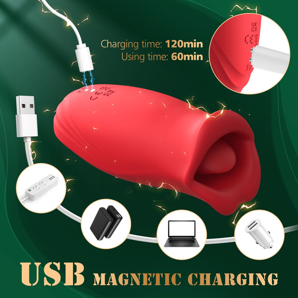 Finger Vibrator with Vibrating Clitoral