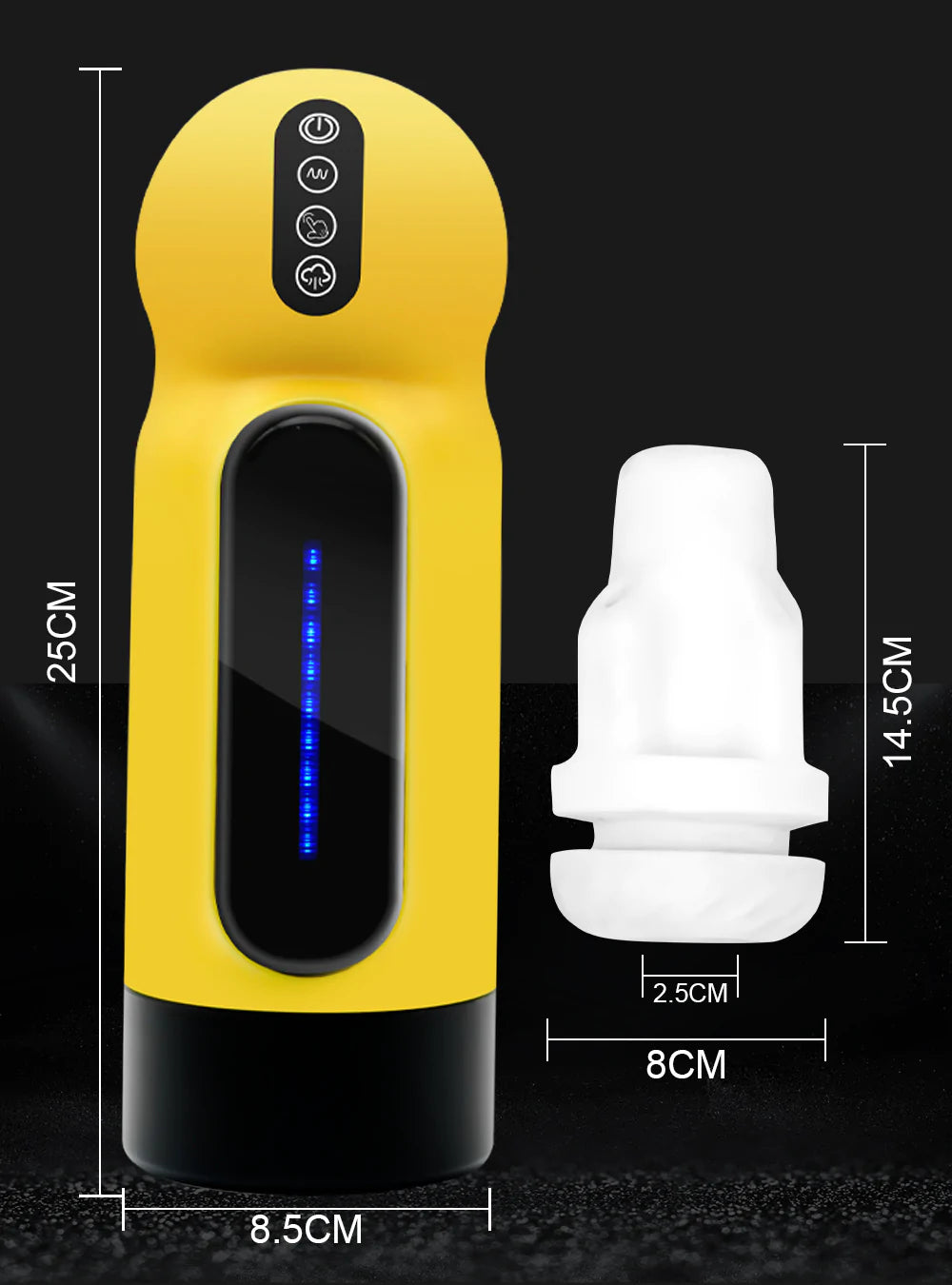 Male Masturbator Suction Vibration Voice One-click Climax for Beginner